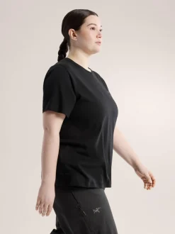 Arc'teryx Women's Kragg SL Cotton Emblem Crew Shirt SS