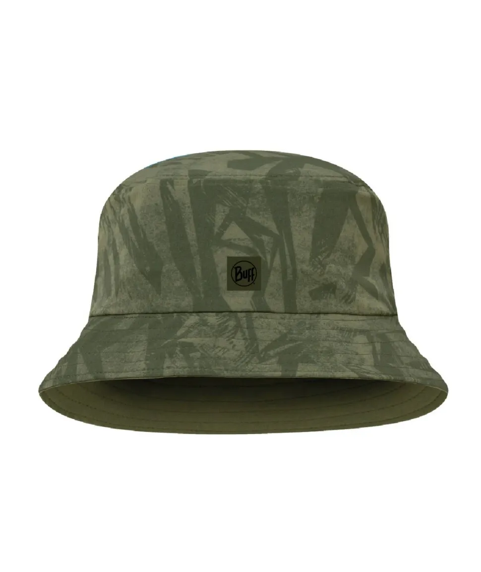 Buff Adventure Bucket Hat Acai Khaki