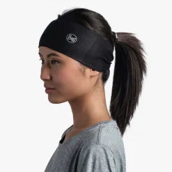 Buff Coolnet UV Ellipse Headband Black Solid
