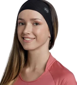 Buff Coolnet UV Ellipse Headband Black Solid