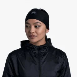 Buff Coolnet UV Wide Headband Black Solid