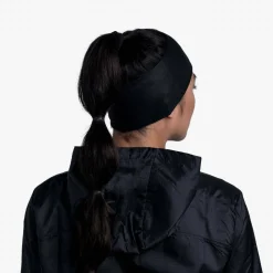 Buff Coolnet UV Wide Headband Black Solid