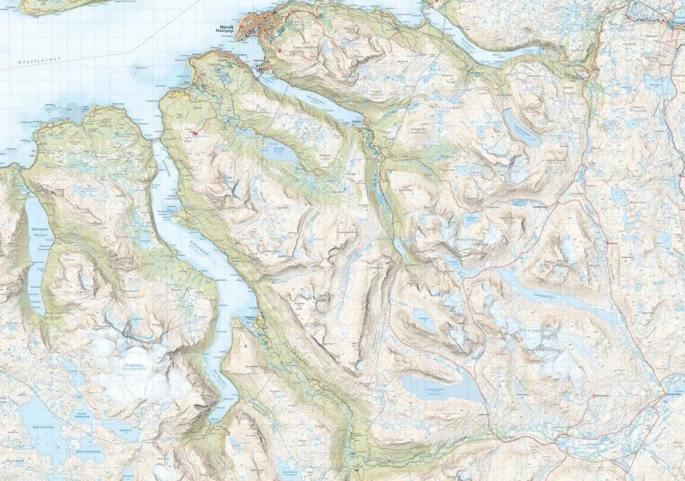 Calazo Narvik Tyvek 1:50000