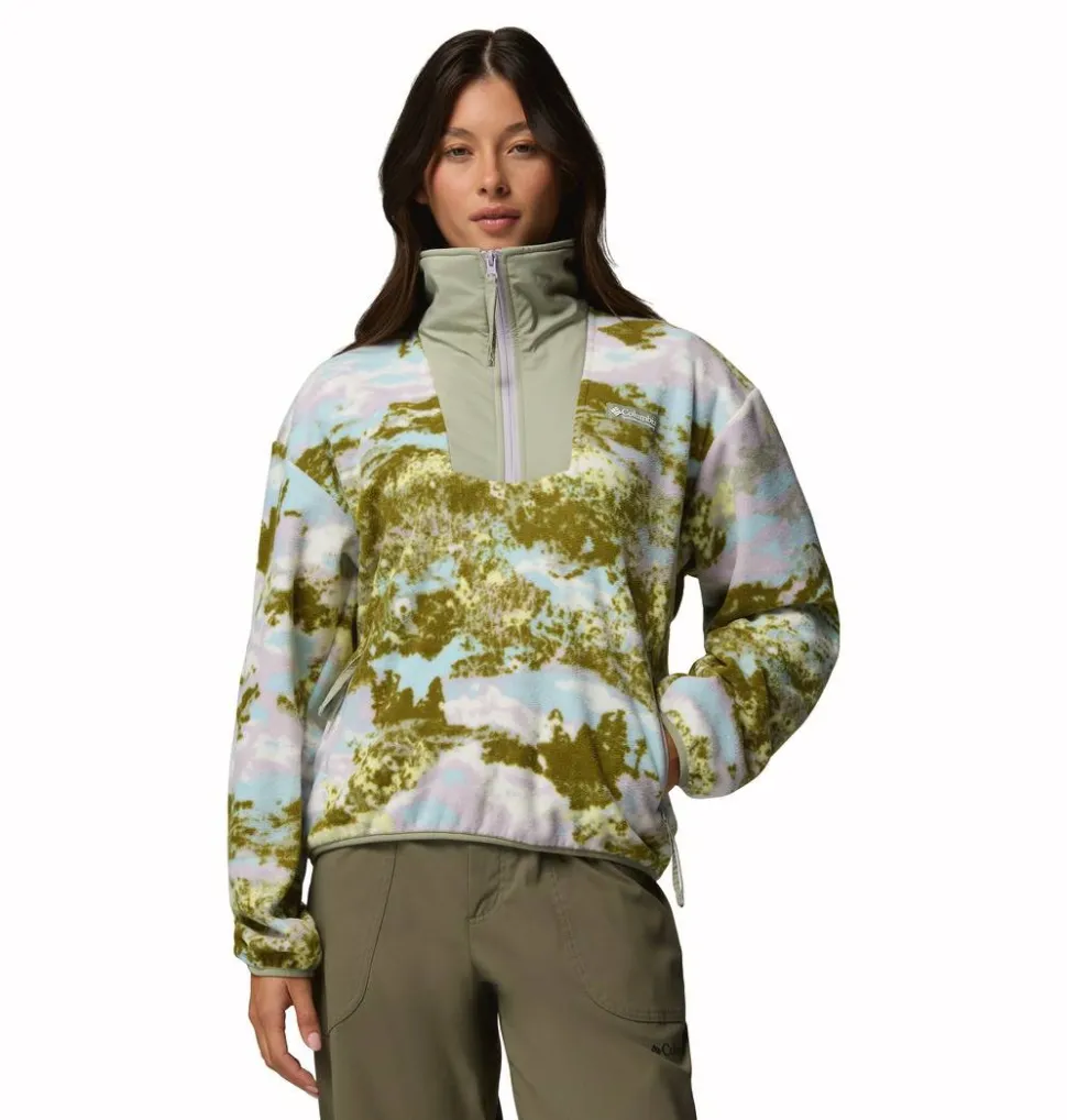 Columbia Women's Sequoia Grove Print Half Zip Fleece