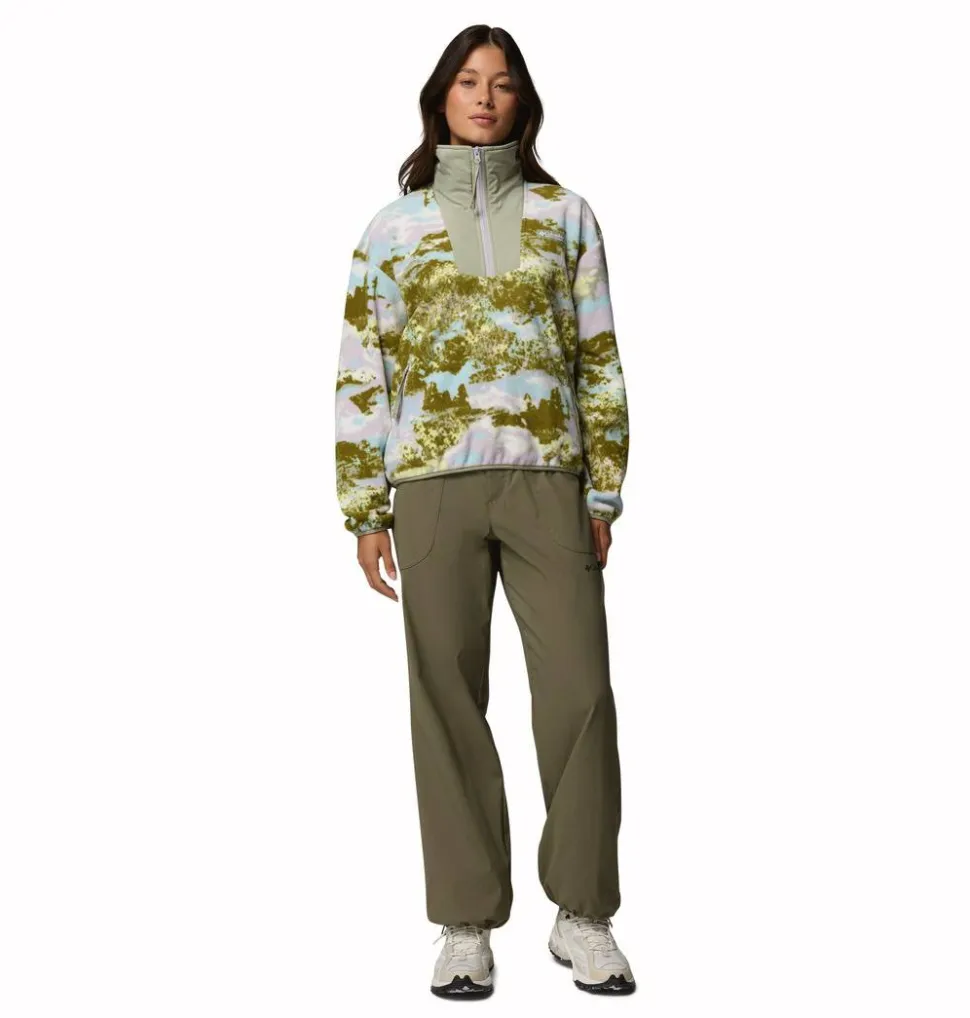 Columbia Women's Sequoia Grove Print Half Zip Fleece