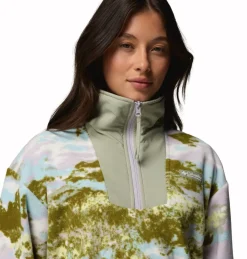 Columbia Women's Sequoia Grove Print Half Zip Fleece