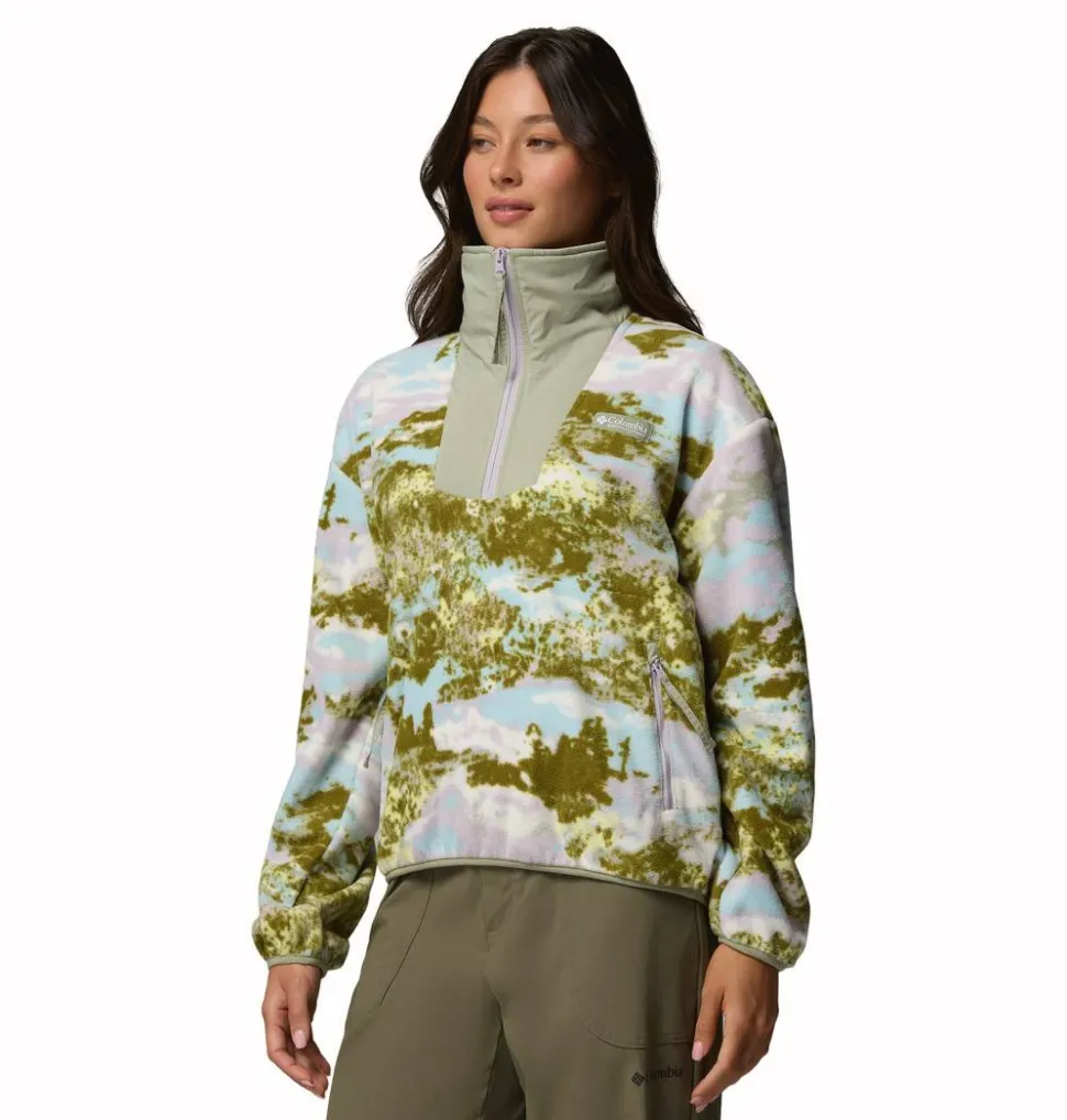 Columbia Women's Sequoia Grove Print Half Zip Fleece
