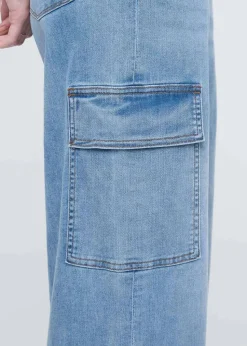 Duer Women's Performance Denim Lite Hi-rise Cargo