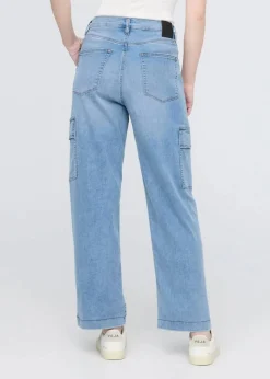 Duer Women's Performance Denim Lite Hi-rise Cargo