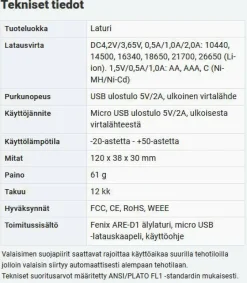 Fenix Are-D1 -älylaturi