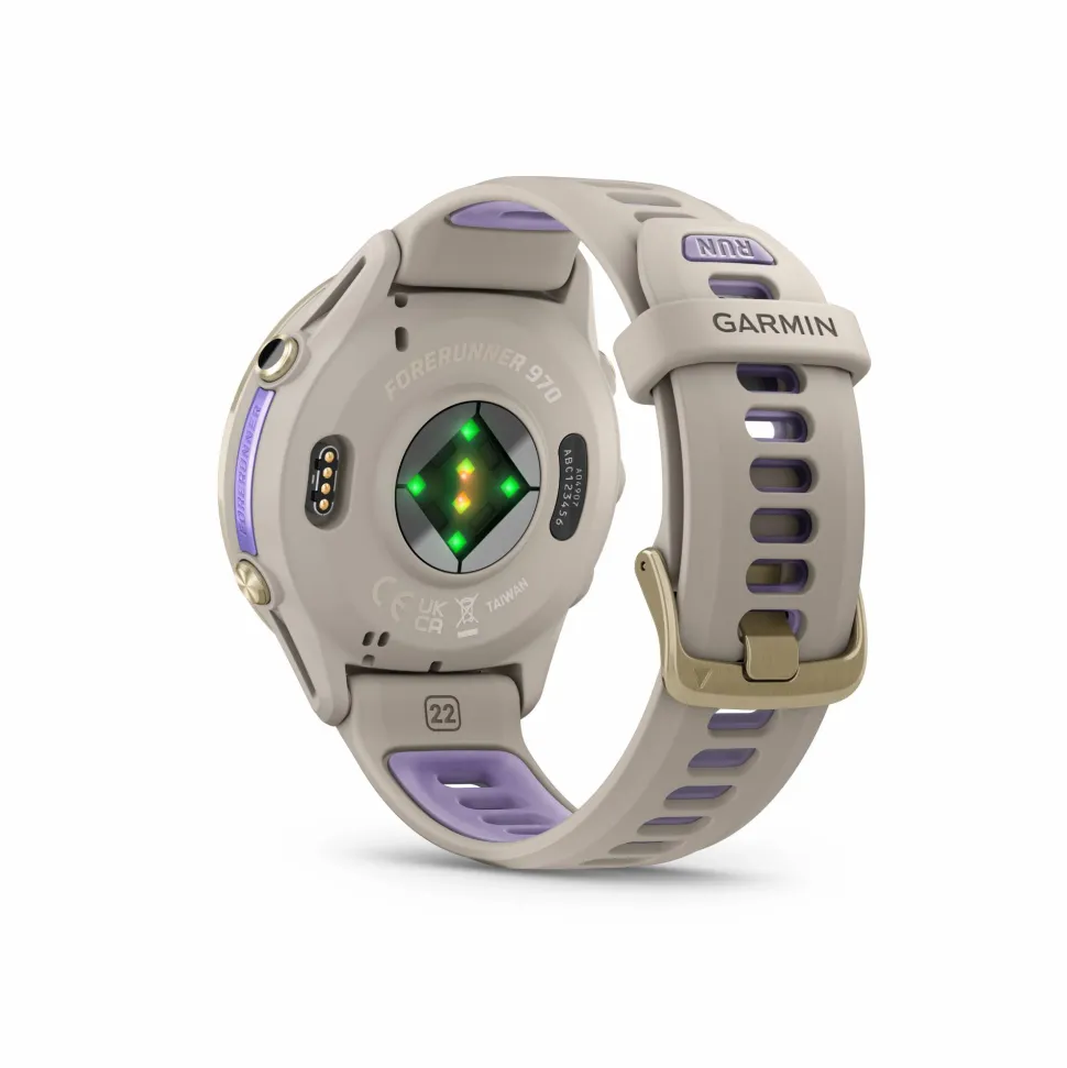 Garmin Forerunner 970 Vaalea kulta titaani