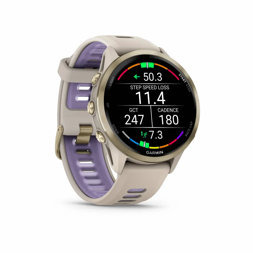 Garmin Forerunner 970 Vaalea kulta titaani