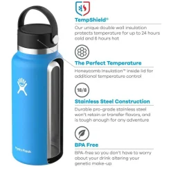Hydro Flask 32 Oz Wide Mouth, Flex Cap 2.0