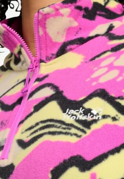 Jack Wolfskin Women's Paw Era 100 Print Half Zip