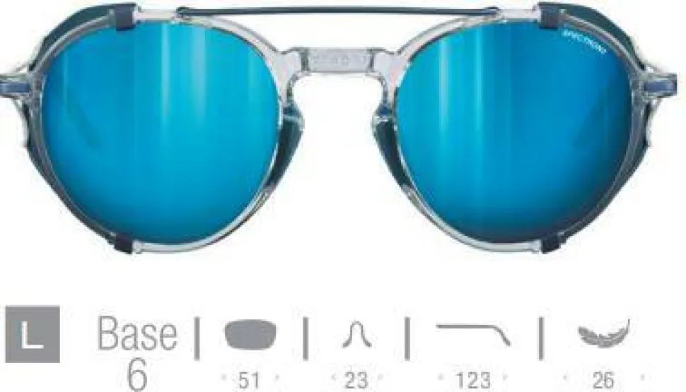 Julbo Legacy Shiny Translucent Crystal/Blue
