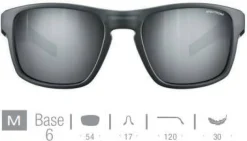 Julbo Shield M Matt Translucent Black/Light blue/Pink