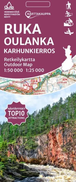 Karttakauppa Rukatunturi Oulanka Karhunkierros