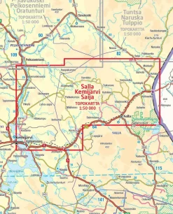Karttakeskus Salla Kemijärvi Saija