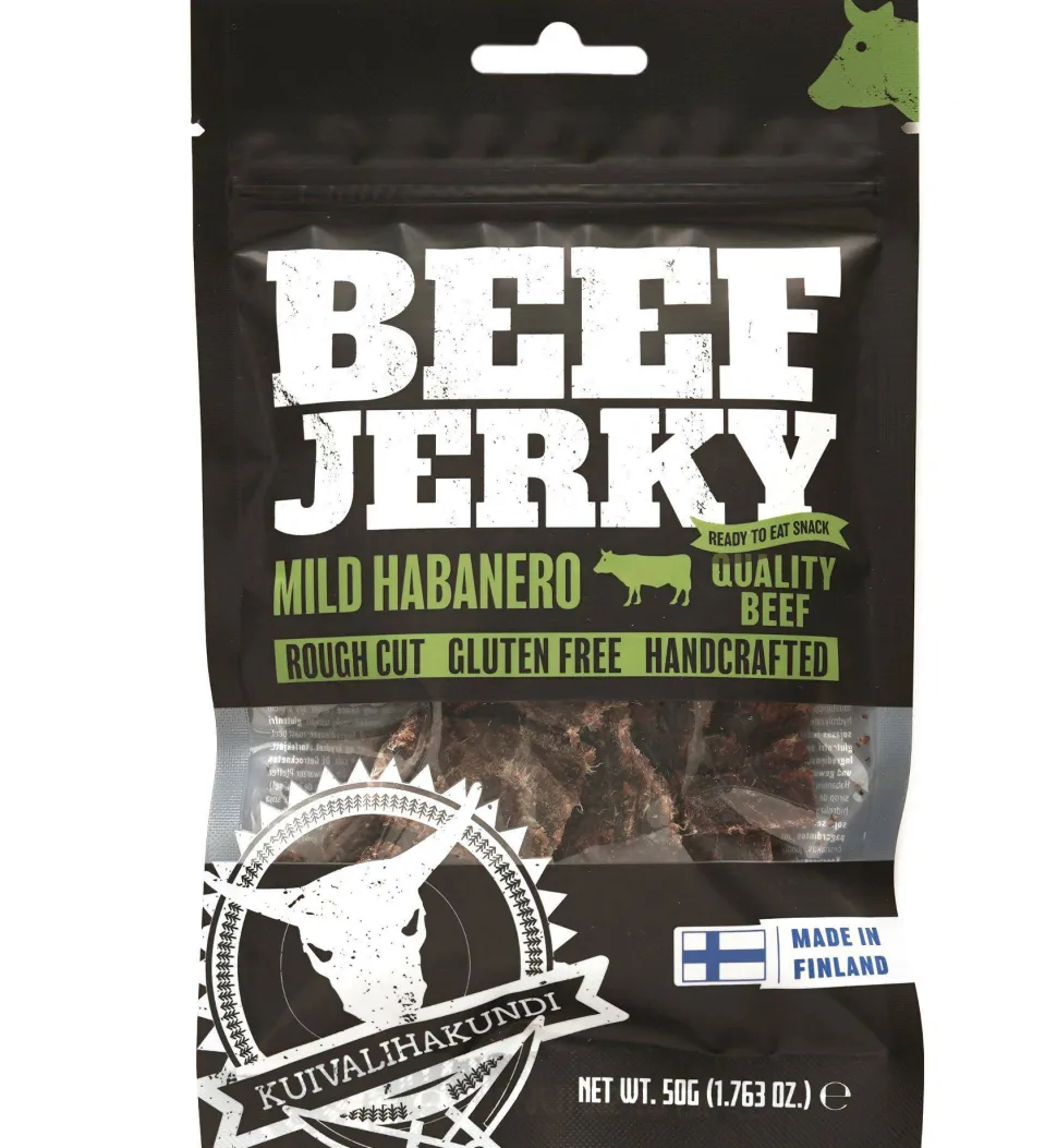 Kuivalihakundi Beef Jerky Mild Habanero, 50g