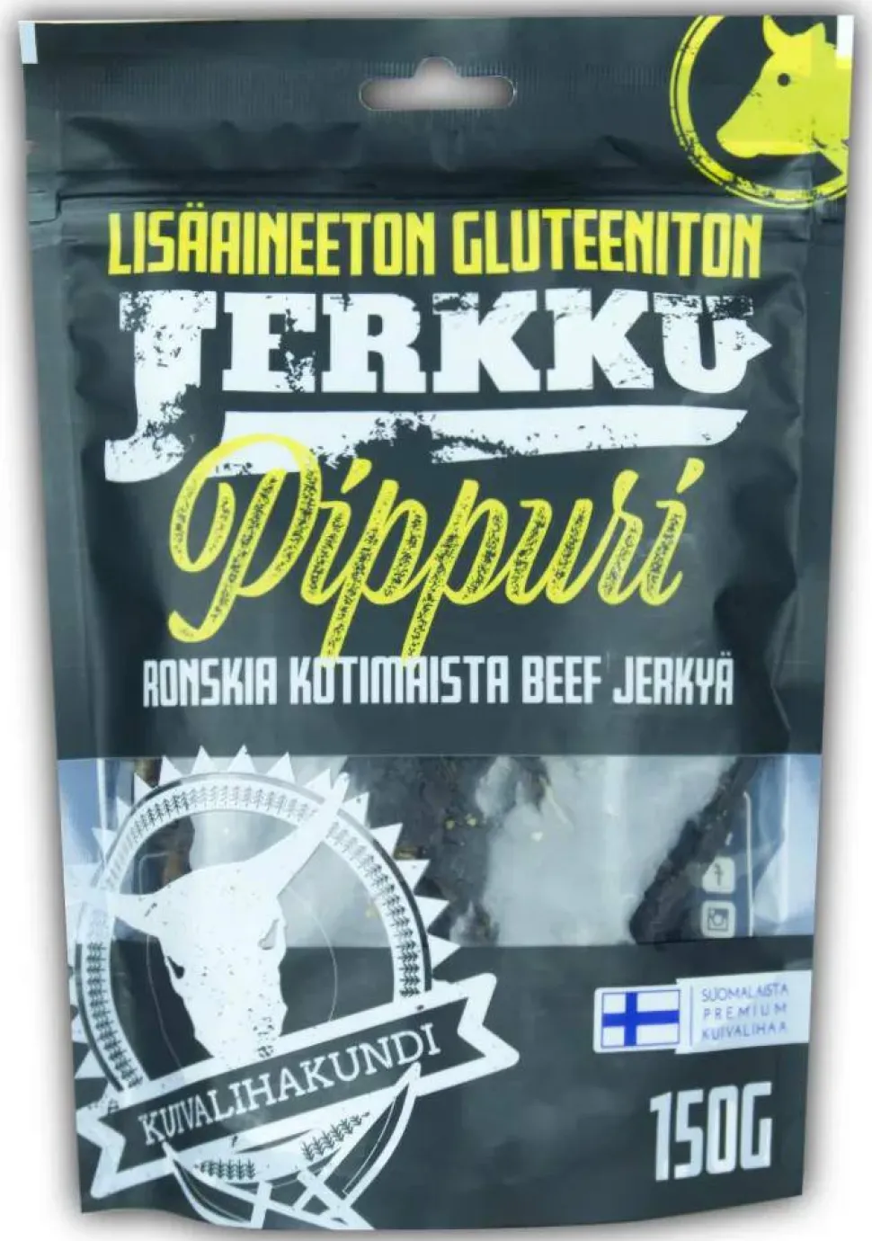 Kuivalihakundi Jerkku Pepper Beef Jerky, 150g