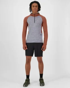 Mons Royale Men's Temple Merino Long Sleeve Hood