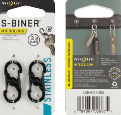 Nite Ize S-Biner MicroLock 2-pack