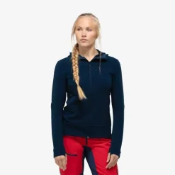 Norrøna Women's Falketind Warmwool Stretch Zip Hood