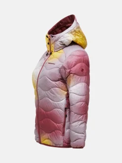 Peak Performance Women's Helium AOP Down Hood - Naisten kevytuntuvatakki