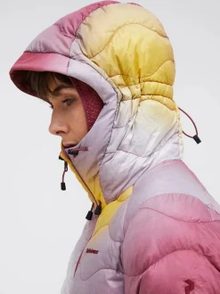 Peak Performance Women's Helium AOP Down Hood - Naisten kevytuntuvatakki