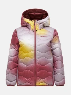 Peak Performance Women's Helium AOP Down Hood - Naisten kevytuntuvatakki
