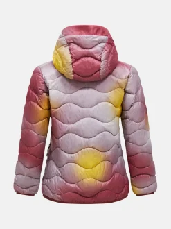 Peak Performance Women's Helium AOP Down Hood - Naisten kevytuntuvatakki