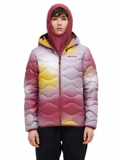Peak Performance Women's Helium AOP Down Hood - Naisten kevytuntuvatakki