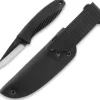 Peltonen Knives M23 Pikkusissi Mustalla Nahkatupella