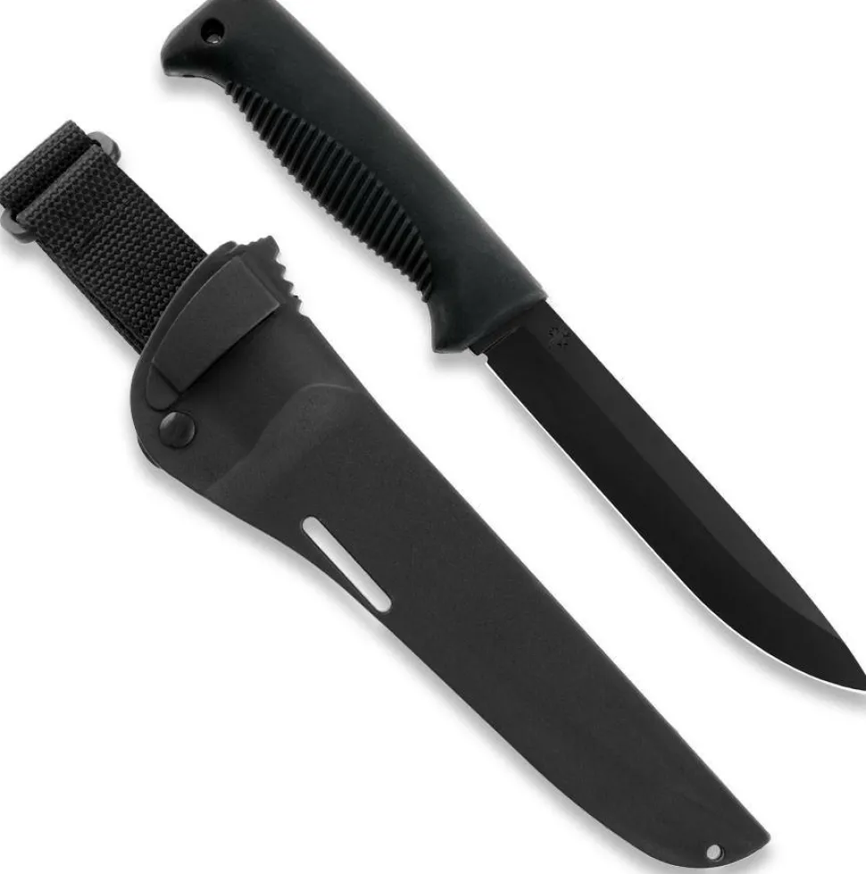 Peltonen Knives Sissipuukko M95 Mustalla Komposiittitupella