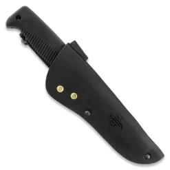 Peltonen Knives Sissipuukko M07 N690 Nahkatupella, Pinnoittamaton