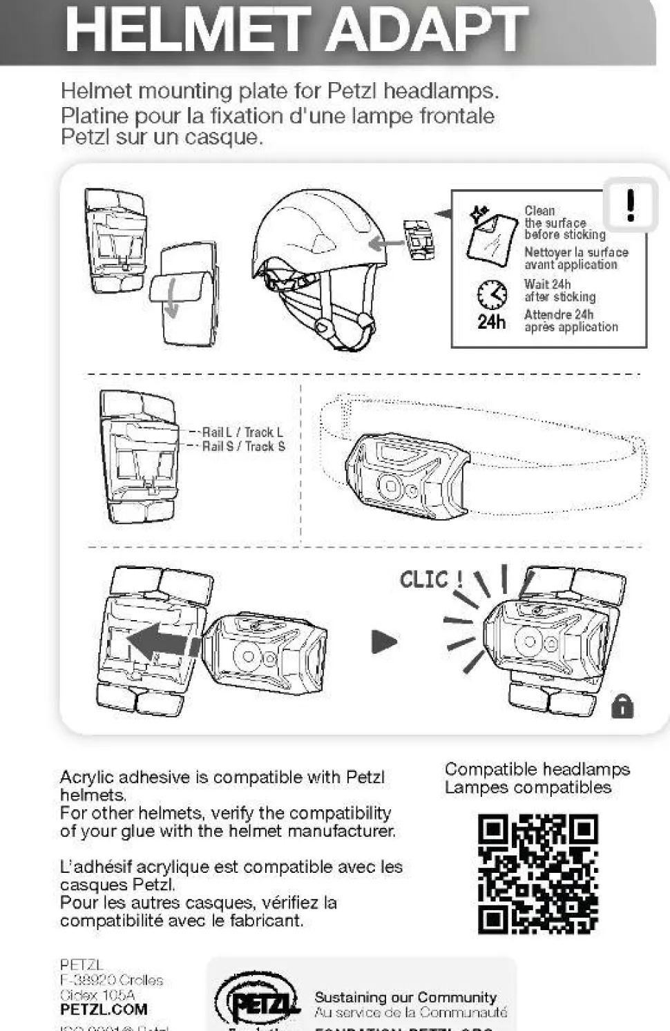 Petzl Helmet Adapter