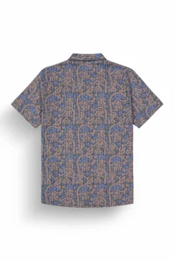 Picture Organic Clothing Men's Klivox Printed Short Sleeve Shirt