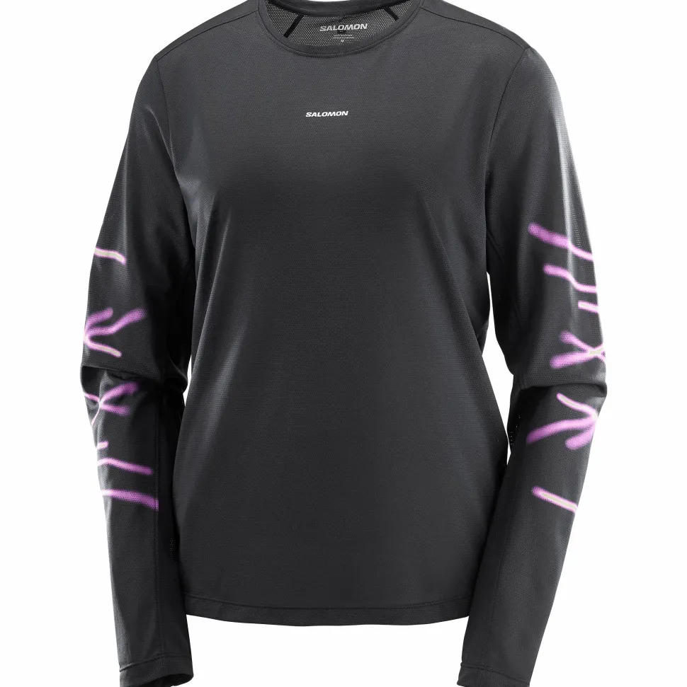 Salomon Women's Shakeout Core Long Sleeve Graph