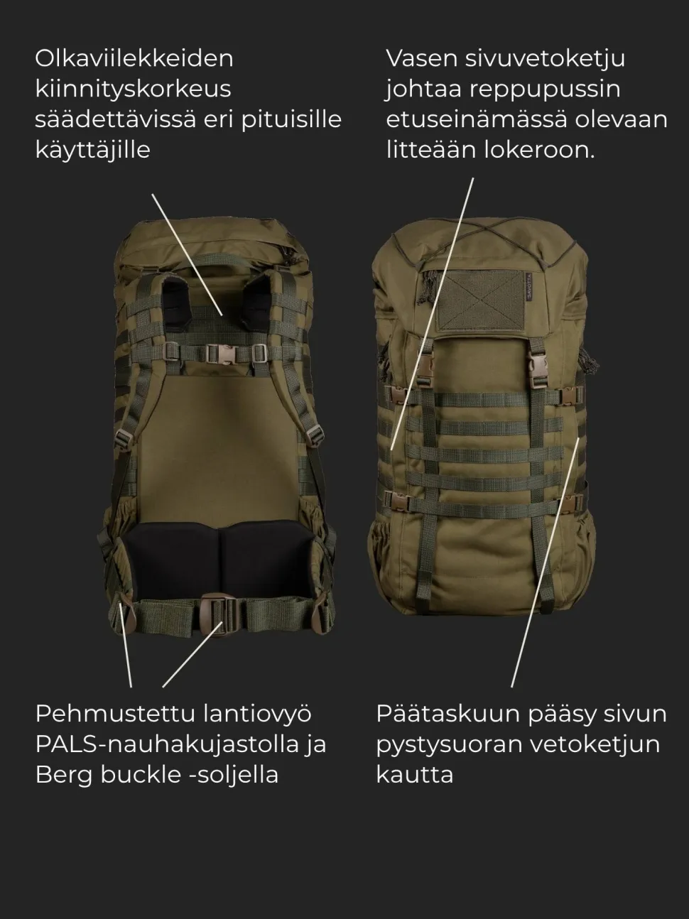 Savotta Kantamus 60L