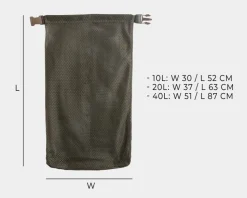 Savotta Rolltop Stuffsack, mesh, 40L