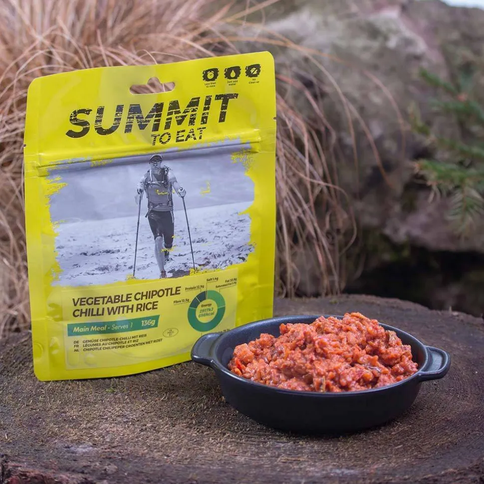 Summit To Eat Chipotle Vegetable Chilli With Rice