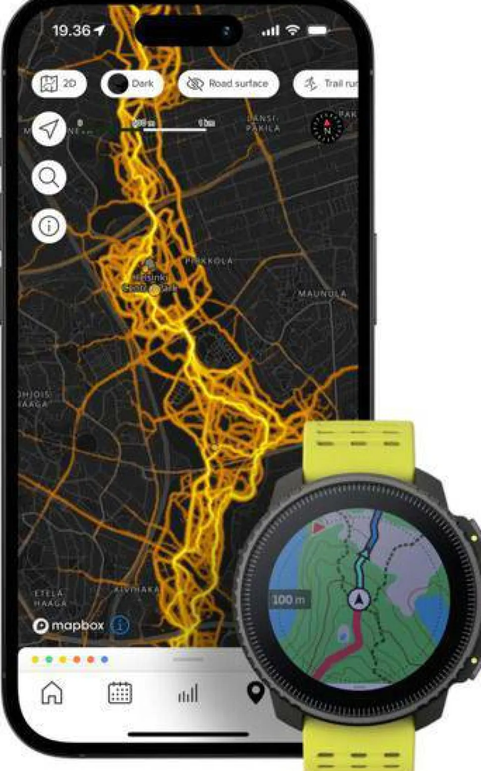 Suunto Vertical Stainless Steel Black/Lime