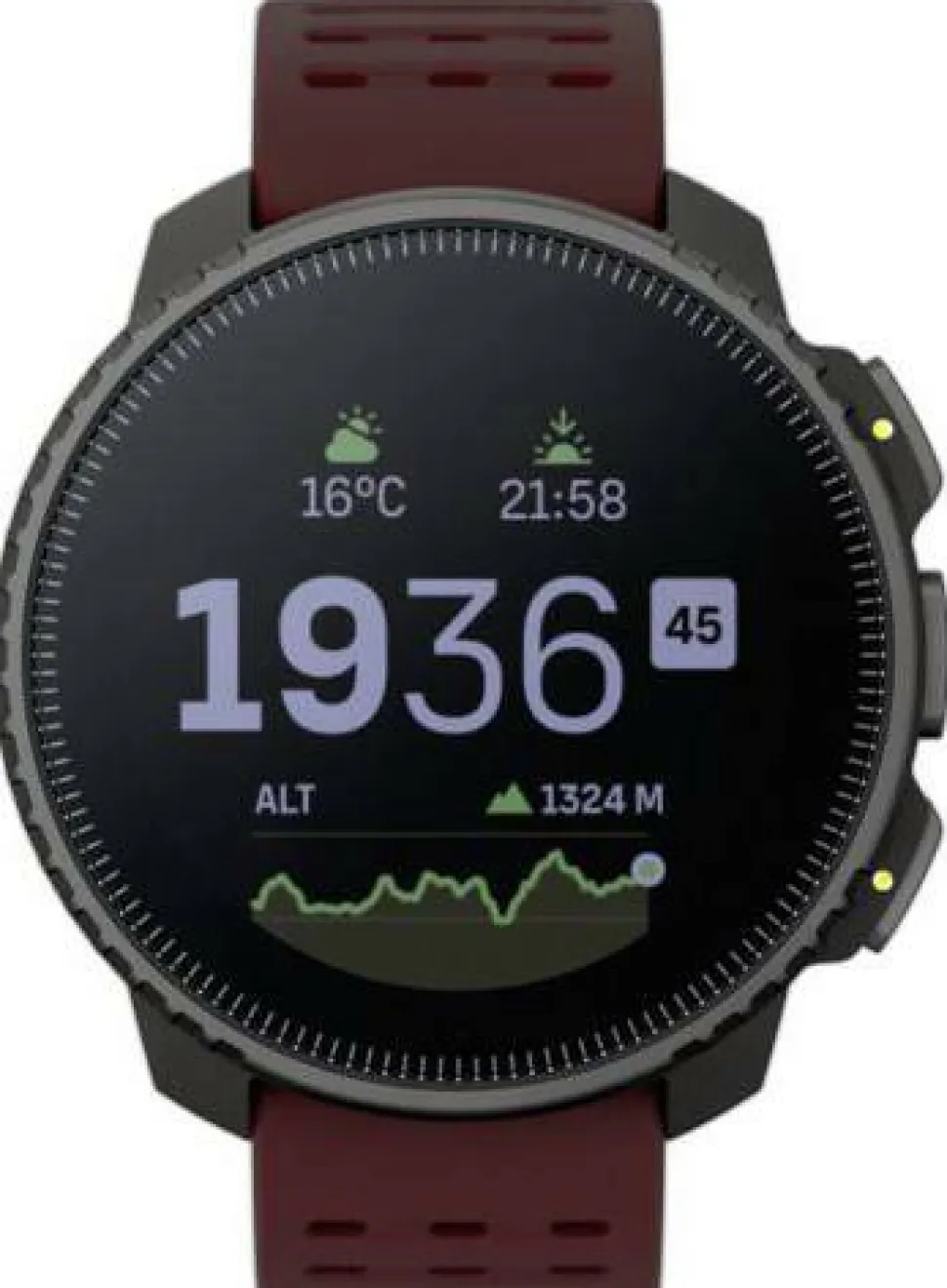 Suunto Vertical Stainless Steel Black/Ruby