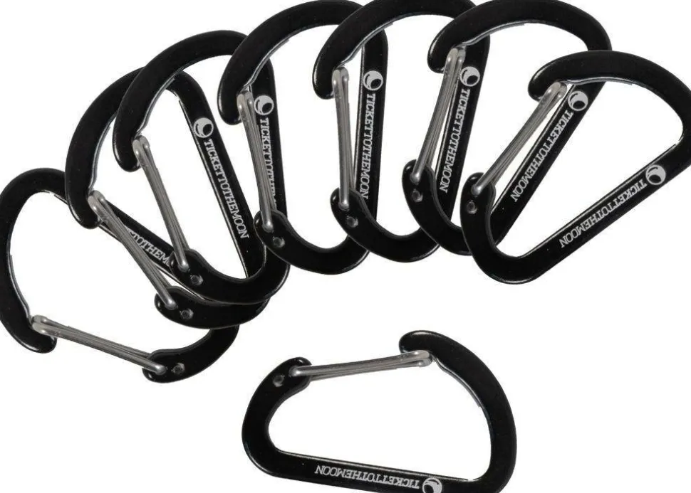 Ticket To The Moon Hammock Accessory Carabiner, 8-pack