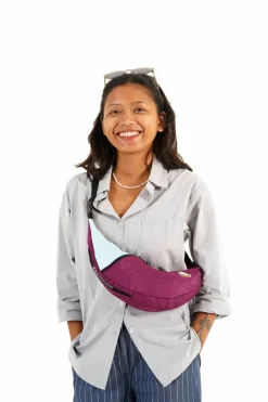 Ticket To The Moon Upcycled Sling Bag
