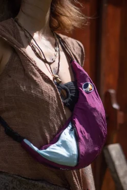 Ticket To The Moon Upcycled Sling Bag